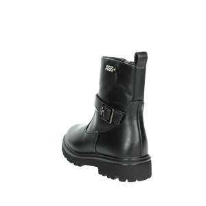 Botas Bajas para Niña Asso, Color Negro, Talla 35, con Detalle de Hebilla, para Uso Diario - Product Image 2