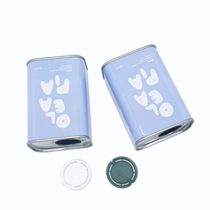 Échantillon disponible – Emballage écologique en fer blanc de qualité alimentaire pour huile d'olive, 250 ml, boîte métallique avec impression offset et logo personnalisé - Product Image 5