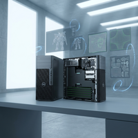 Ordinateur de travail Dell Precision T3680 équipé d'un processeur I9-14900K, 128 Go de RAM, 1 To + 8 To de stockage, et une carte graphique RTX4500Ada-24G.