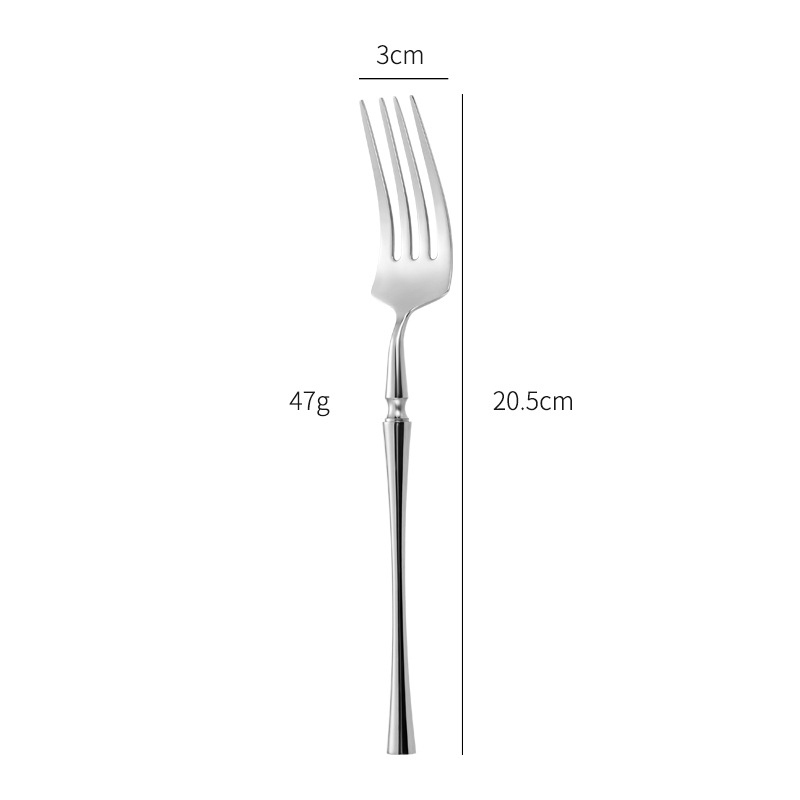 fourchette de table en argent