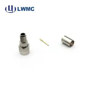 Hot factory direct brass material RG6 male f type crimp rf connector