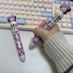 Penna a Sfera all'Ingrosso in 10 Colori, 1.0mm, Personalizzabile, Creativa con Testa in Gomma Morbida, Cartoleria per Bambini con Disegni Carini per <span class=keywords><strong>Disegnare</strong></span> - Product Image 4