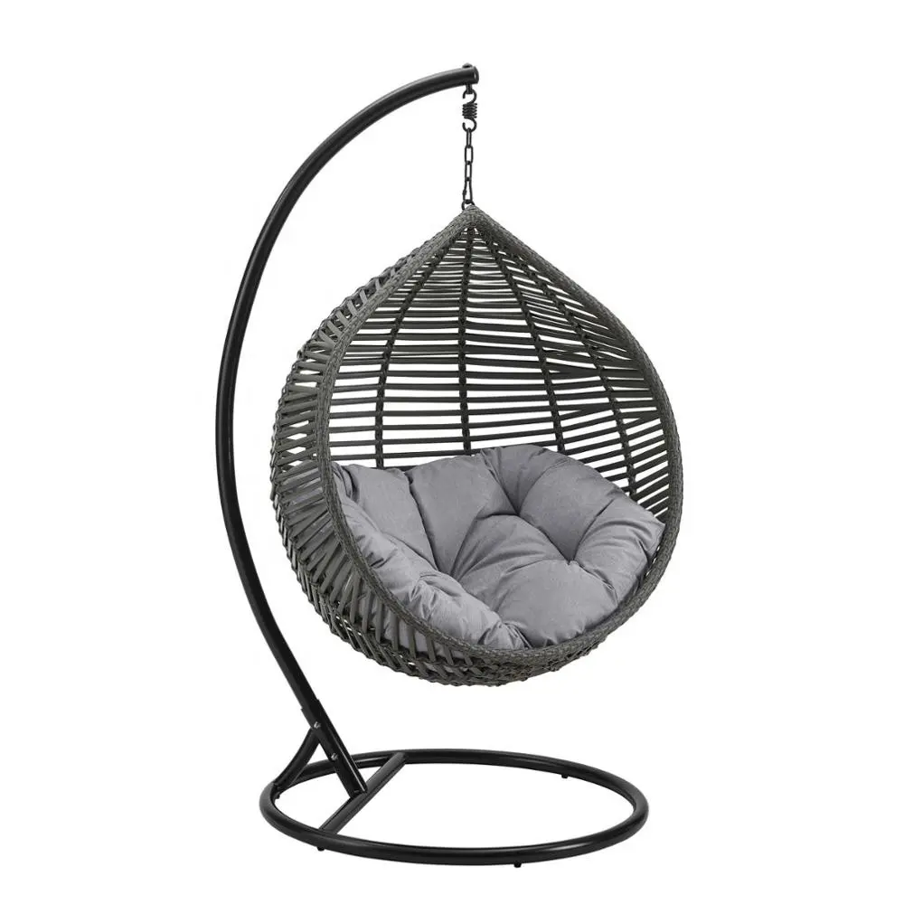 High Quality Multiple Colours Outdoor Indoor Egg Swing Hanging Chair Patio Garden Swing Chair