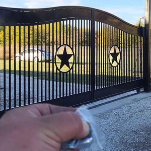 Villa Acier Électrique Coulissante Pliante Portes Principales Maison Aluminium Bifold Type Porte Conception Acier Tubulaire Clôture Porte <span class=keywords><strong>En</strong></span> Vente - Product Image 5