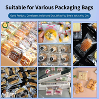 Machine manuelle de scellage et de découpe de sacs pour films plastiques, sachets en aluminium, emballages alimentaires, thé et gâteaux de lune