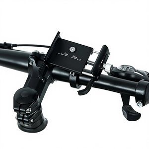 <span class=keywords><strong>Porte</strong></span>-vélo extérieur argenté, rotatif à 360 degrés, longueur réglable, en aluminium, <span class=keywords><strong>mural</strong></span>, durable, support de téléphone pour vélo, charge de 10 kg - Product Image 3