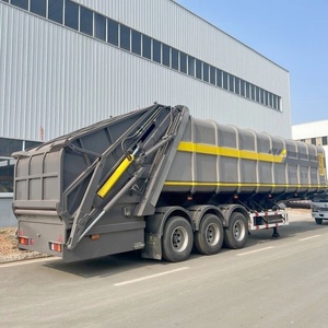 45 Cubic Meter Compressed <b>Waste</b> Semi-trailer Rubbish Transfer Trailer for Household <b>Waste</b> - Product Image 5