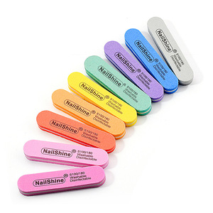 Mini Lima de Uñas de Esponja de 9x2cm, Tira de Pulido de Doble Cara, Almohadilla de Alta Elasticidad para Dar Forma a las Uñas - Product Image 4
