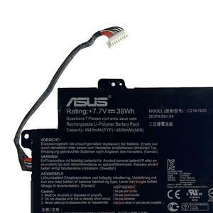 Batería genuina para computadora portátil C21N1625 0B200-02470000 para <span class=keywords><strong>Asus</strong></span> <span class=keywords><strong>VivoBook</strong></span> <span class=keywords><strong>Flip</strong></span> <span class=keywords><strong>12</strong></span> batería recargable de iones de litio para computadora portátil - Product Image 2