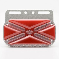 Feux latéraux de camion 24V LED, feux de signalisation de remorque, clignotants, feux de gabarit, feux de bordure de route