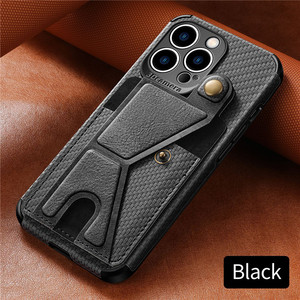 Étuis de téléphone magnétiques antichoc en PU pour <span class=keywords><strong>iPhone</strong></span> 15 <span class=keywords><strong>Pro</strong></span> <span class=keywords><strong>Max</strong></span> 16 <span class=keywords><strong>14</strong></span> Plus 13 16e 17 Air 11 XR XS <span class=keywords><strong>Max</strong></span> 8 avec fente multi-angles pour cartes et porte-cartes - Product Image 3