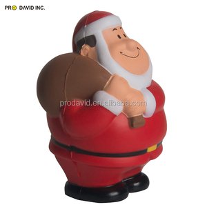 High Quality Soft PU Santa Shaped <b>Squeez</b> Toys Wholesale Promotional Stress <b>Balls</b> - Product Image 5