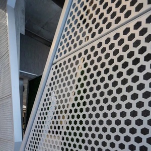 Hot Bán Trang Trí Tường Lối Đi 5Mm Lỗ Kim Loại Đục Lỗ Thép Tấm Màn Hình Xây Dựng Làm Bằng Thép Không Gỉ Nhôm - Product Image 5