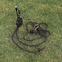 Poulies de tension réglables coupe-vent pour tentes de camping, cordes d'auvent, attaches à cliquet, boucles de fixation pour tentes