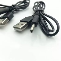 Kabel Daya USB AM ke DC 3.5*1.35mm DC35135 5V 1M, Kabel Pengisi Daya USB ke Jack DC untuk Router, Lampu LED, Kamera CCTV, Kipas Mini