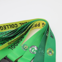Correas de Cuello Personalizadas para Escuelas Secundarias, Sublimación a Todo Color, Poliéster, con Hebilla de Seguridad Desmontable