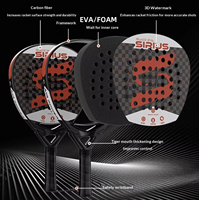 APEPULSE Sports SUPER POWER Green Haute Qualité 12K Fibre de Carbone Noyau EVA Trous Intelligents Diamant Raquette de Padel