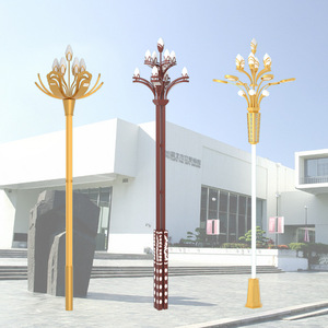 ไฟถนนจีนยี่ห้อ Led Yulan ทำจากอลูมิเนียมอัลลอย ใช้งานได้นาน 50000 ชั่วโมง 120 ลูเมน แบบที่ 3 สำหรับส่องสว่างในสวนสาธารณะ จัตุรัส และถนน - Product Image 1