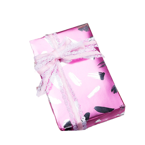 High Quality Coated Silicone Virgin Embossed <b>Birthday</b> Gift <b>Wrap</b> 43x300cm Roll Festive Texture Memorable Stylish Easy - Product Image 1