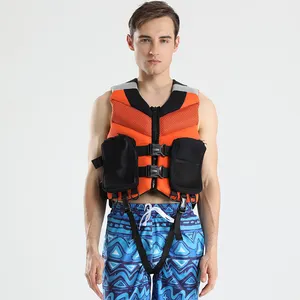 SBART เสื้อชูชีพนีโอพรีนสำหรับตกปลาเสื้อชูชีพสำหรับกีฬาทางน้ำอุปกรณ์ตกปลาในทะเลแบบลอยน้ำได้