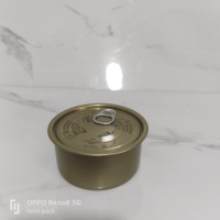 Boîte de conserve métallique vide de qualité alimentaire, vente en gros, emballage de bonbons en conserve, 100ml, 150g, 200g, boîtes de conserve de thon