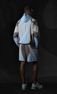 Tùy Chỉnh Người Đàn Ông Chắp Vá Thoáng Khí Tập Luyện Không Thấm Nước Đào Tạo Phòng Tập Thể Dục Dây Kéo Áo Khoác Của Nam Giới Đường Mòn Chạy Thể Thao Theo Dõi Vỏ Áo Khoác - Product Image 5