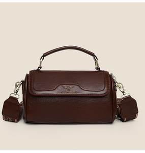 Gran oferta, bolso de piel de vaca para mujer 2025 2026, nuevo, venta al por mayor, bandolera de moda de cuero suave nicho, bolso de hombro de gran capacidad para mujer - Product Image 2