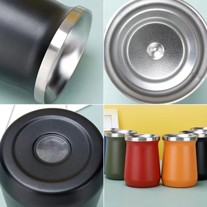 New Design Stainless Steel Double Wall Vacuum Insulated Powder Coating Thermal <b>Coffee</b> Tea Wine Tumbler - Product Image 6