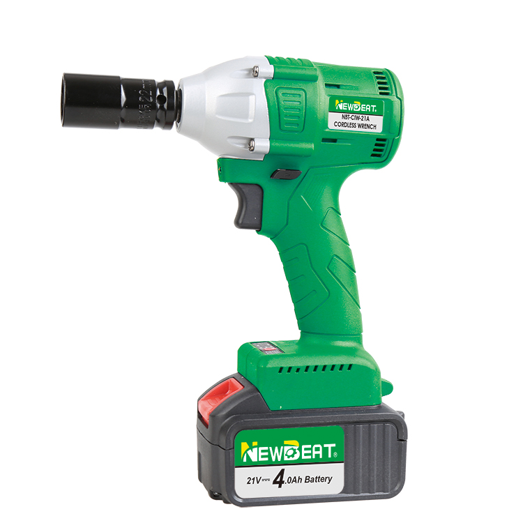 Беспроводной ударный гайковерт 21 в с 2 батареями 4,0 Ач, Китай