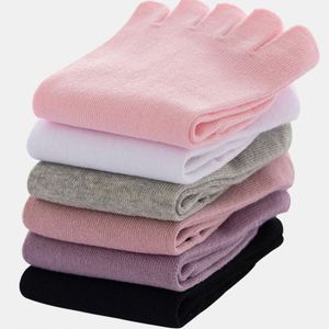 Sweat-absorbent Mid-length Toe <b>Socks</b> <b>Breathable</b> Toe Yoga <b>Socks</b> - Product Image 6