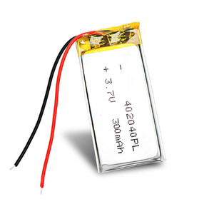 사용자 정의 <span class=keywords><strong>402040</strong></span> 300mah 600mah 3.7v 리튬 폴리머 배터리 리튬 이온 셀 충전식 배터리 Lipo 배터리 - Product Image 4