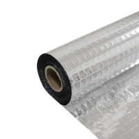 Films réfléchissants et occultants pour véhicules, en feuille d'aluminium/MPET renforcée avec du verre fibre/polyester