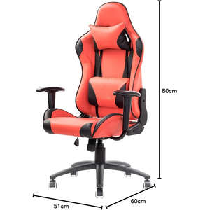 Nouveau <span class=keywords><strong>fauteuil</strong></span> de jeu de <span class=keywords><strong>luxe</strong></span> 2026 Office Racer, inclinable à dossier haut, avec support réglable, en similicuir durable, pour gamers - Product Image 6