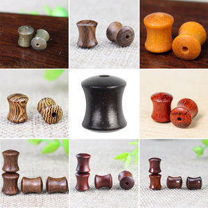 Sandalwood Loose Beads Round Shape For <b>Bracelet</b> Making Ethnic Retro Geometric Trend 108-Bead Buddhist Prayer Beads Accessories - Product Image 1