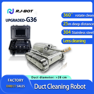 RJ-Bot G36 เครื่องมือ<span class=keywords><strong>ท</strong></span>ำความสะอาดคราบไขมันในครัวอุตสาหกรรม รุ่นใหม่ สำหรับ<span class=keywords><strong>ท</strong></span>ำความสะอาด<span class=keywords><strong>ท</strong></span>่อระบายอากาศแบบหมุน  <span class=keywords><strong>ท</strong></span>ำจากสแตนเลส กันน้ำระดับ IP65 - Product Image 4