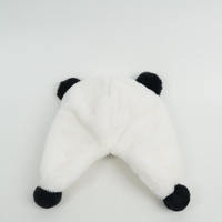 Chapeau en peluche Panda de Style dessin animé confortable accessoire de tête d'hiver personnalisé pour les fêtes chapeau d'animal chaud drôle