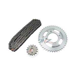 Kit <span class=keywords><strong>de</strong></span> Transmisión CQHZJ al por Mayor, Compuesto por Piñón <span class=keywords><strong>de</strong></span> Corona, Cadena y Eslabón <span class=keywords><strong>de</strong></span> Unión Maestro, Compatible con <span class=keywords><strong>CG</strong></span> <span class=keywords><strong>150</strong></span> <span class=keywords><strong>TITAN</strong></span>/FAN/CARGO - Product Image 3