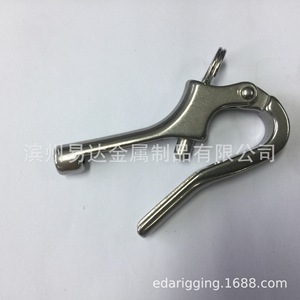 Anillo de elevación industrial de acero inoxidable Eda 316 con gancho de cuello de cisne y liberación por palanca M6 M8 M10 - Product Image 4