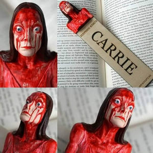 Das beste Geschenk für Fans von Horror-Romanen Halblange Figur Skulptur Horror Lesezeichen - Product Image 3