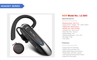 Casque sans fil intra-auriculaire haute qualité pour centre d'appels, avec transducteur dynamique Qualcomm, Bluetooth 5.0, réduction de bruit ENC, traduction IA et étanchéité IPX6