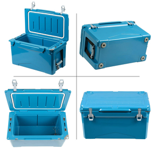 Glacière commerciale rotomoulée en PE de 65 QT sur roues avec bouchon de vidange thermique et logo personnalisé pour la pêche, le stockage du vin et des aliments - Product Image 3