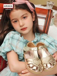 ARIACA Nuovi Sandali Estivi da Principessa per Bambine <span class=keywords><strong>con</strong></span> <span class=keywords><strong>Tacco</strong></span>, in Microfibra Traspirante, Leggeri e <span class=keywords><strong>con</strong></span> Suola Morbida - Product Image 3