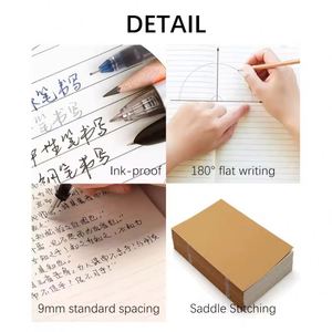 Eco Friendly A5 <b>Notebook</b> Kraft Paper Journal Custom Logo Office <b>Notebook</b> for Students Cuadernos - Product Image 3