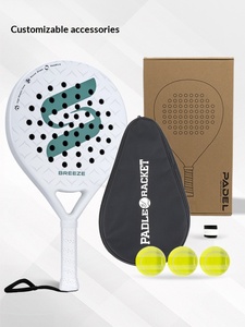 Raqueta de Pádel con Marco de Carbono, Ideal para Principiantes, OEM, con Superficie de Fibra de Vidrio, Apta para Marcas Europeas de Pádel - Product Image 5