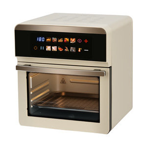 Smart Air Fryer Oven Multifunction 180C Digital Display Ivory White Electric Ceramic Coating Cross-border Standard - Product Image 1