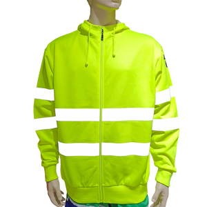 Felpa <span class=keywords><strong>da</strong></span> uomo Hi Vis felpa con cappuccio abbigliamento di sicurezza riflettente ad alta visibilità uniformi <span class=keywords><strong>da</strong></span> <span class=keywords><strong>lavoro</strong></span> - Product Image 1