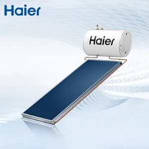 ספק סין Haier צבע גיליון 100 ליטר 200 ליטר 300 ליטר לוח צלחת שטוחה בלחץ חימום שמש מערכת אנרגיה דוד מים