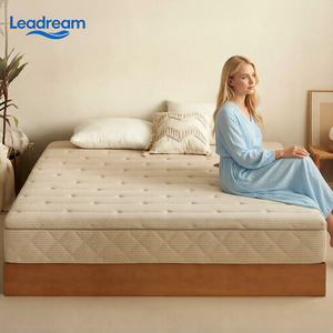Leadream High Quality Modern King Queen Size <b>Memory</b> <b>Foam</b> Fabric Bonnel Spring Mattress Compress Rolled In Mattress - Product Image 1