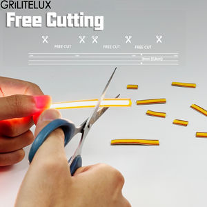 Tira de LED COB Flexible de Corte Arbitrario de 8 mm, 528 LED/M, 13 W/M, DC12/24 V, 90-100 lm, Cinta de Iluminación sin Costuras para Decoración de Estantes y Armarios - Product Image 1