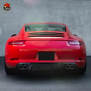 Kit carrozzeria in fibra di carbonio di alta qualità in stile V per <span class=keywords><strong>Porsche</strong></span> <span class=keywords><strong>991</strong></span> <span class=keywords><strong>991</strong></span>.1 con labbro anteriore diffusore posteriore Spoiler minigonne laterali - Product Image 6